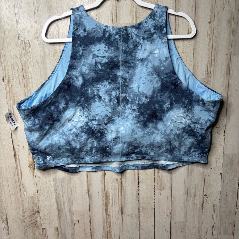 Old Navy Women’s Light Support PowerChill Longline Sports Bra Tank Size 4X NWT - Picture 13 of 16